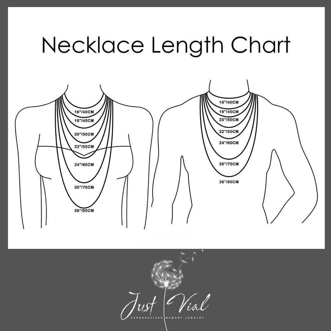 Just Vial - Wholesale Pendant/Charm Necklace - Crystal Urn Necklace - Memorial Cremation Jewelry for Ashes 6