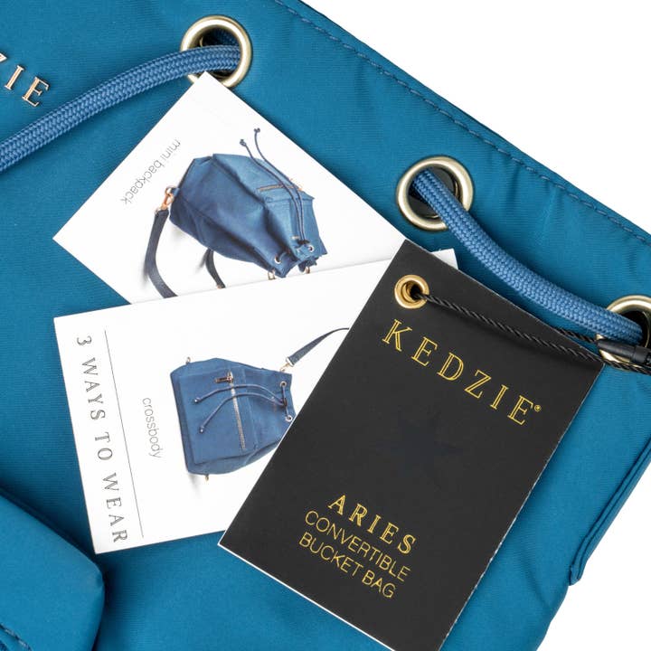 DM Merchandising - Wholesale Crossbody Bag - Women's - Kedzie Aries Convertible Bucket Bag Assortment