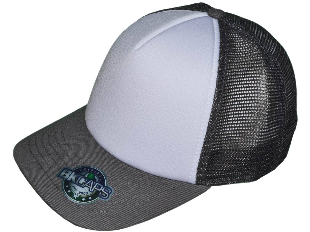 Buck Wholesale - Wholesale Truckerpet - Uniseks - Blanco truckerhoeden met 5 panelen van katoenschuim - BKP PREMIUM Caps3