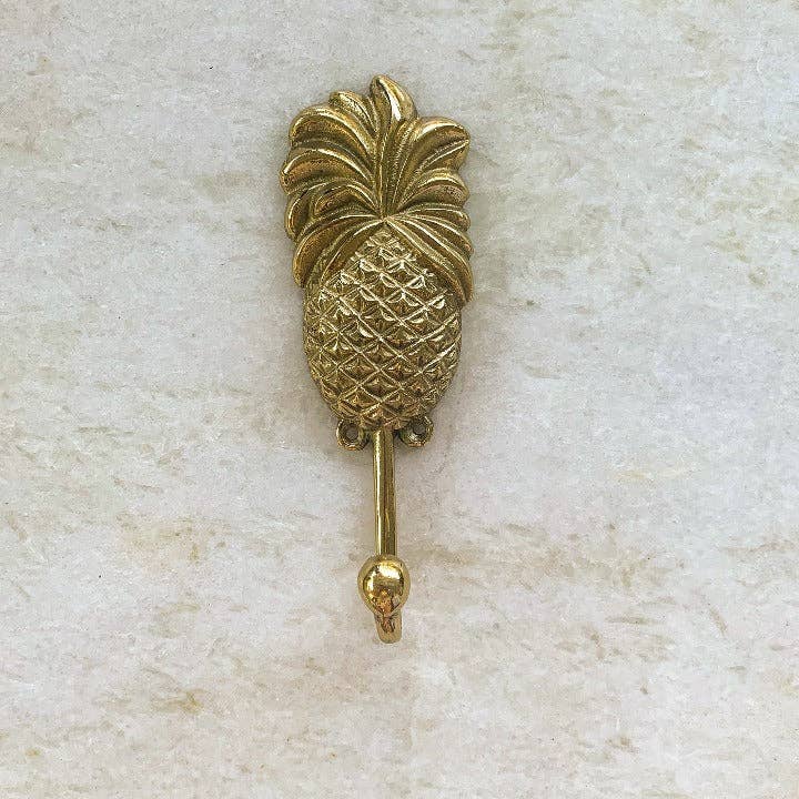 Ocean Luxe - Wholesale Wall Hook - Gold Pineapple Brass Hook