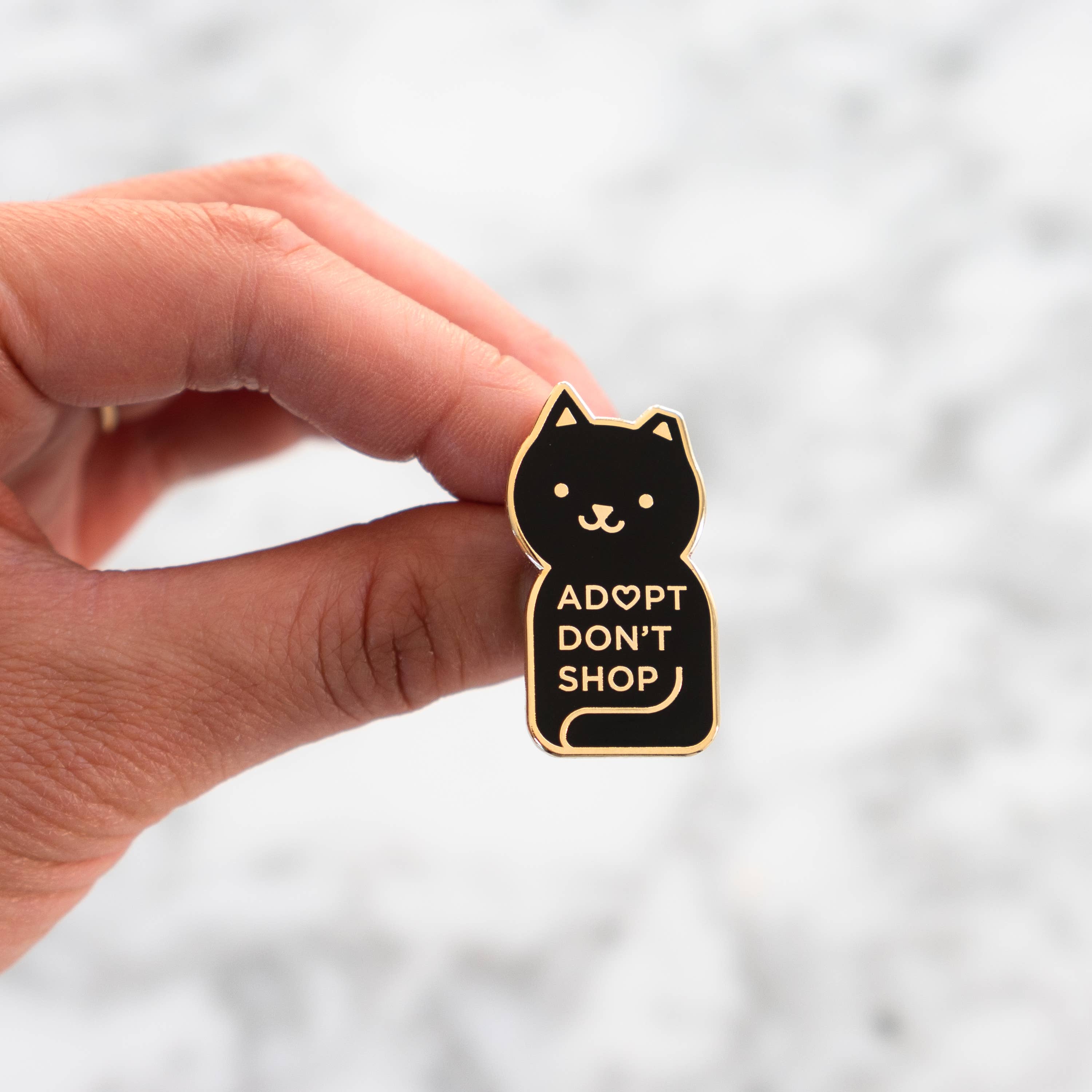 Everyday Olive - Wholesale Lapel Pin/Button - Adopt Don't Shop Pin5