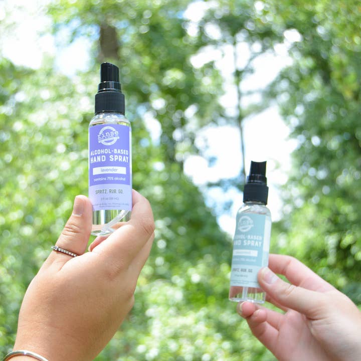 Rinse Bath Body Inc - Wholesale Hand Sanitizer - Alcohol-Based Hand Spray - Lavender