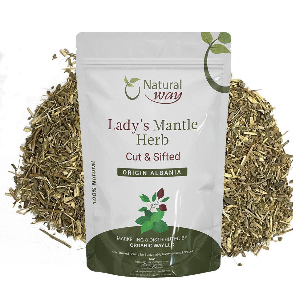 Organic Way LLC – wholesale Herbs – Natural Lady's Mantle Herb Cut & Sifted0