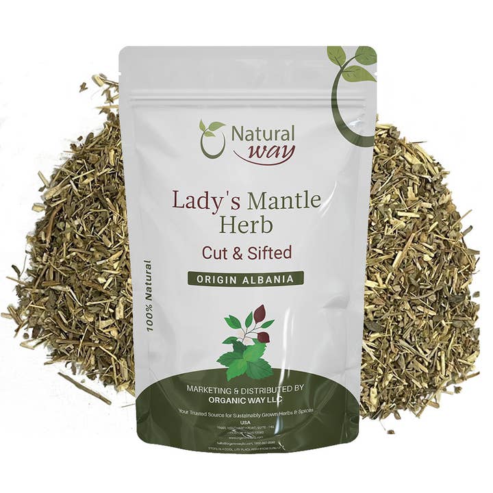 Organic Way LLC – wholesale Herbs – Natural Lady's Mantle Herb Cut & Sifted0