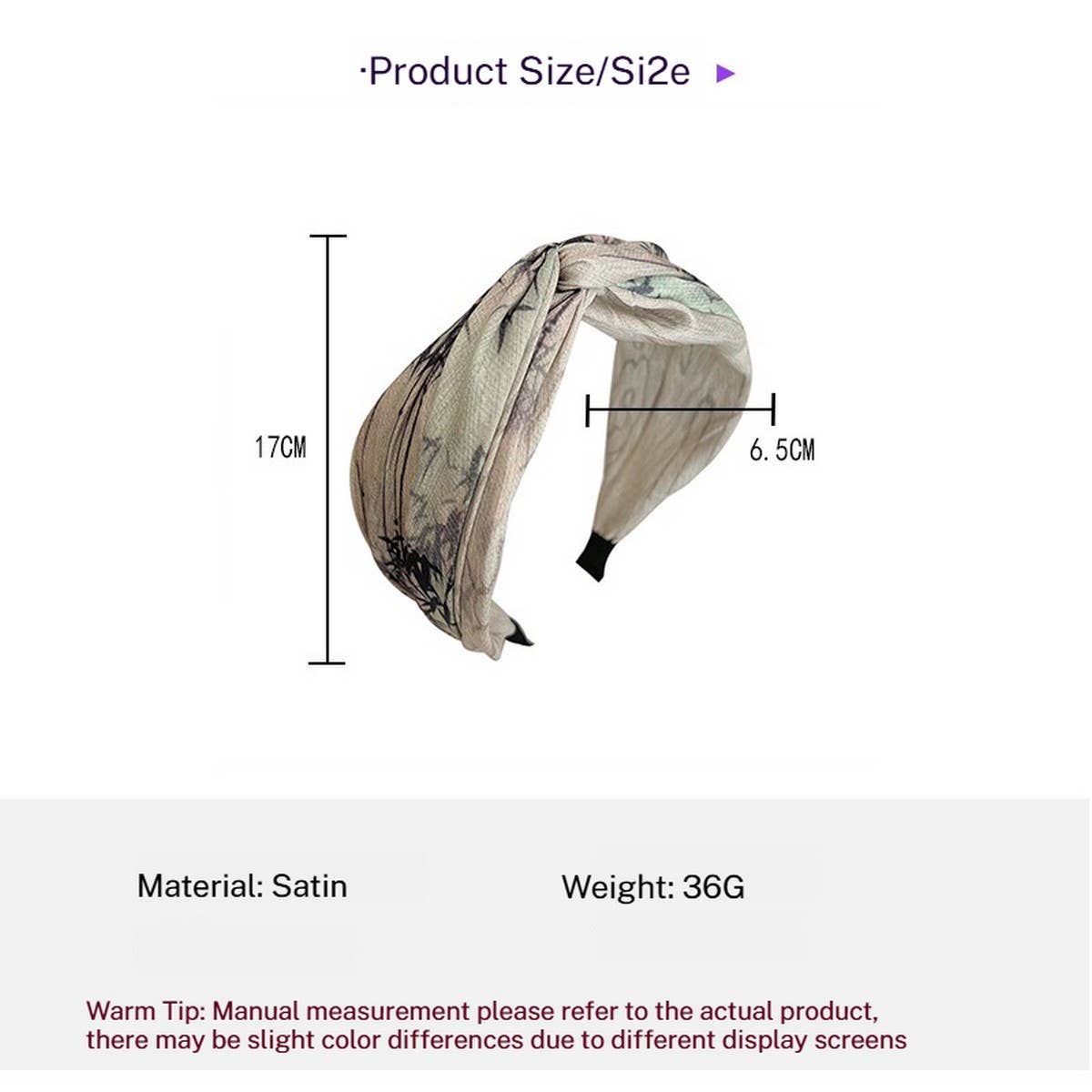 ACCITY - Wholesale Fashion Headband - Women's - RETRO OIL PAINTING WIDE BORDER VERSATILEHEADBANDS_CWAHA073299