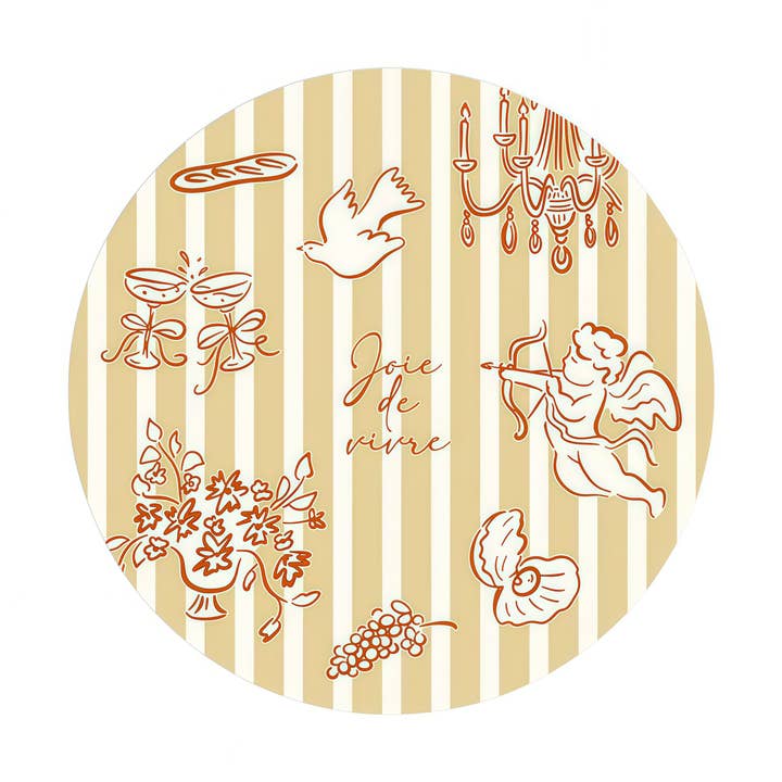 Otterware - Wholesale Coasters - French-Inspired Decorative Coasters (12 Styles)10