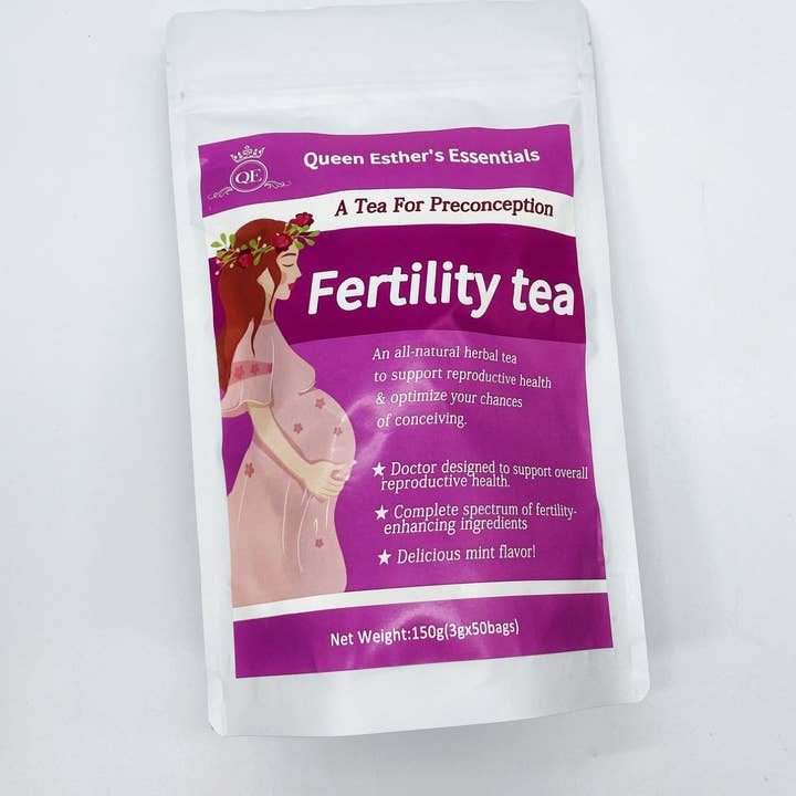 Queen Esther's Essentials - Vendita all'ingrosso Tisana per l'allattamento - Premaman - Preconcezione/fertilità/tè dell'utero 50 buste/biologico1