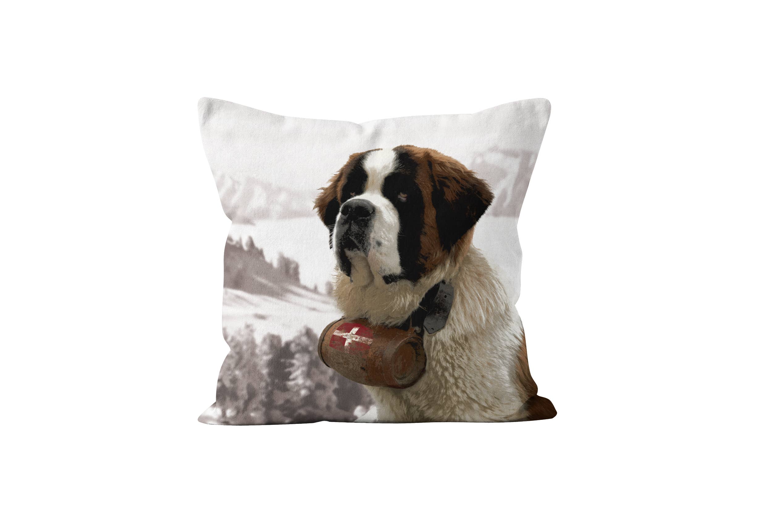 Coast and Valley - Wholesale Chair Cushion - Saint Bernard white cushion