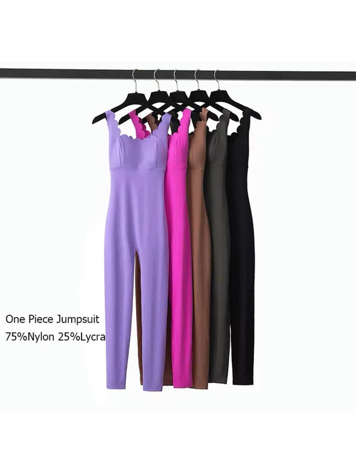 Belsize Activewear – wholesale Unitard – Women′s – Scallop jumpsuit 14
