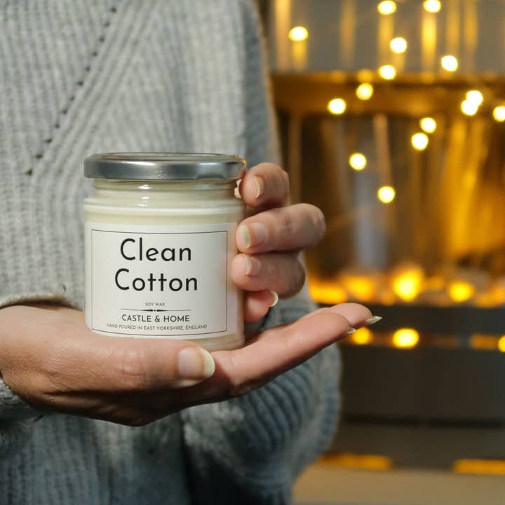 Clean Cotton Candle para venta al por mayor de Castle and Home