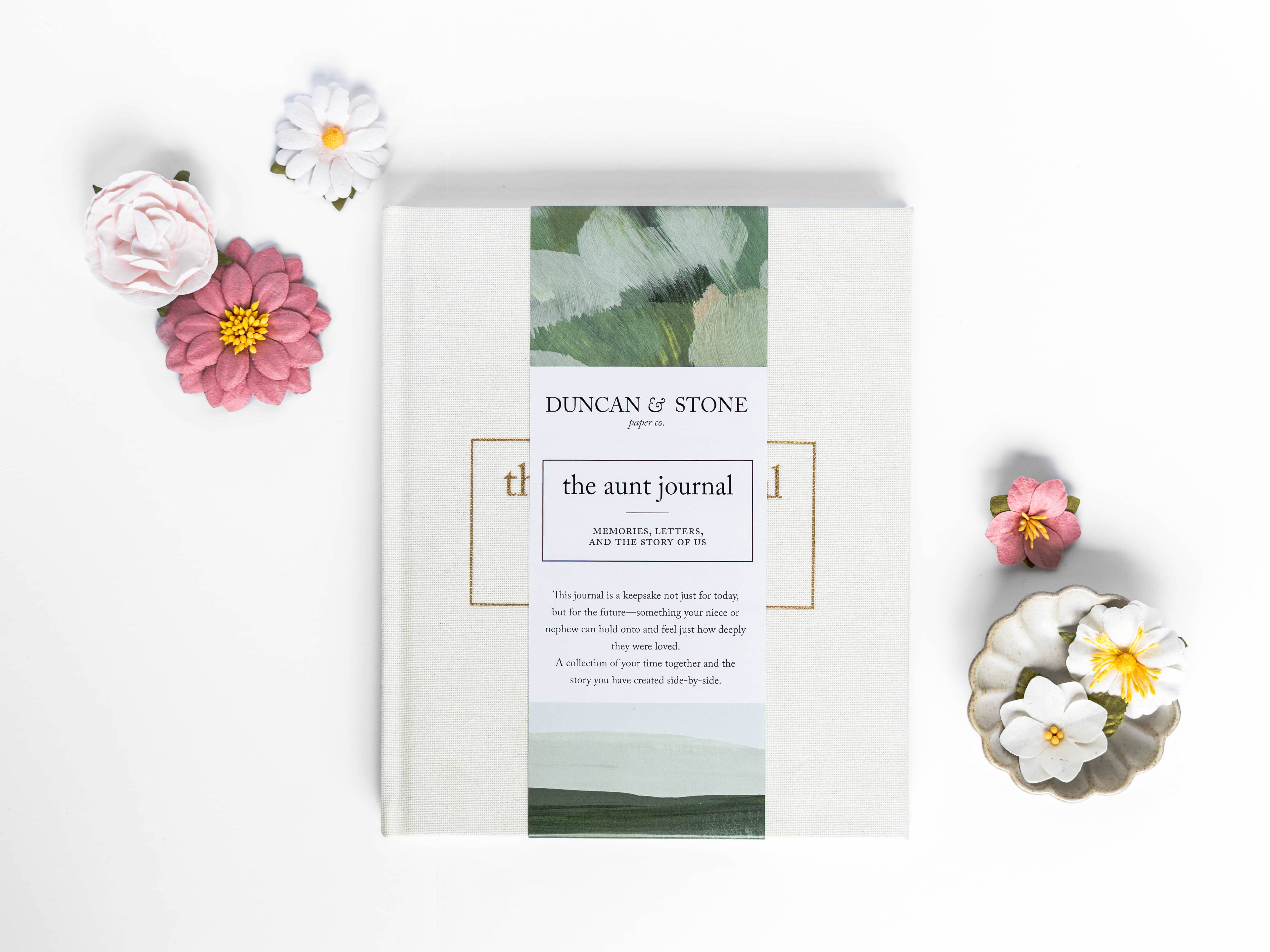 Duncan & Stone Paper Co. - Vente Journal intime - Livre de souvenirs et journal de souvenirs pour tante | Cadeau attentionné pour tante1