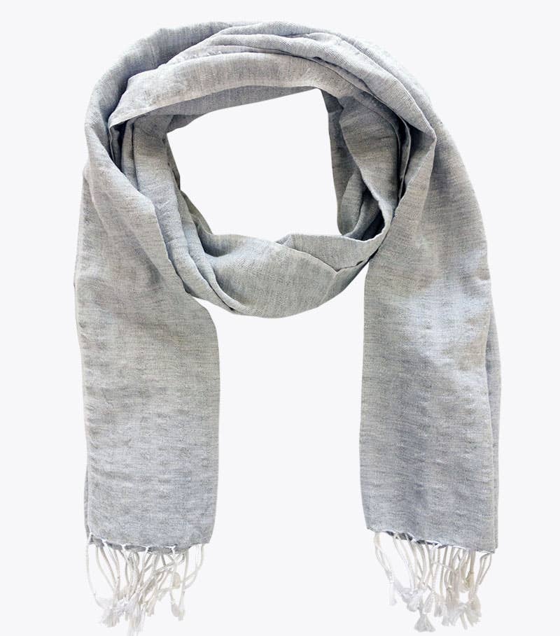 Krama Krama - Venta al por mayor Bufanda - Mujer - Krama gris liso0