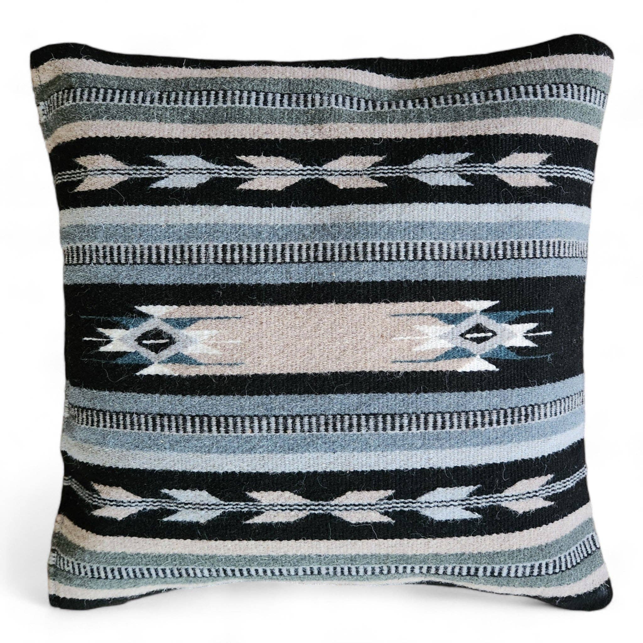 Ranch Junkie - Wholesale Throw Pillow Cover - 20 X 20 Handwoven Wool Southwestern Pillows - Western Pillow Covers3