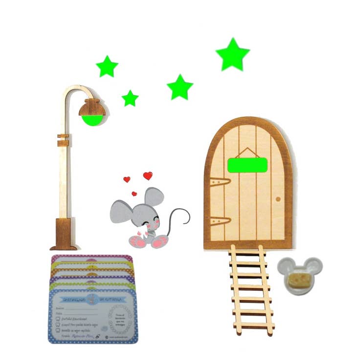 Kit lumineux Fée des dents qui brille dans le noir pour la vente par QueKawaii