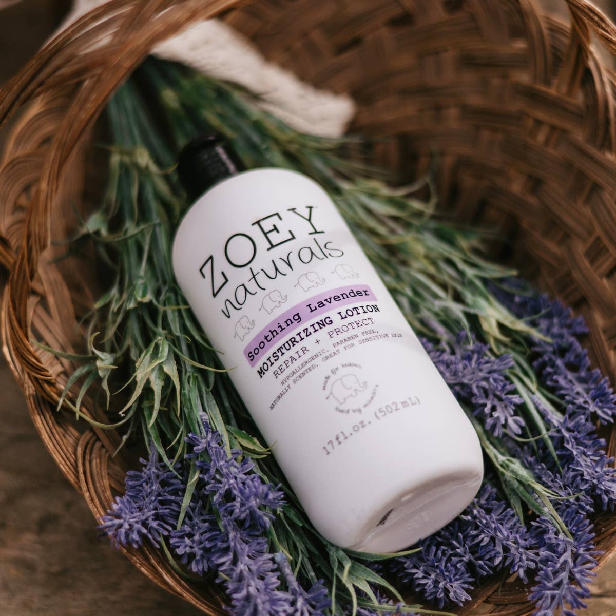 Zoey Naturals - Wholesale Body Cream/Lotion - Baby - Soothing Lavender Moisturizing Lotion - 17oz6