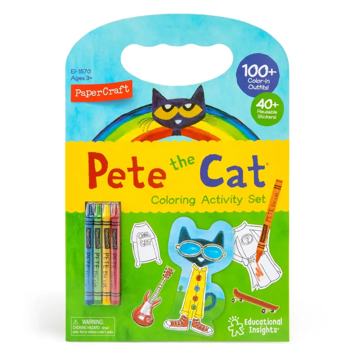 Learning Resources - Wholesale Art Set - Kids & Baby - Papercraft Pete the Cat Coloring Activity Set3