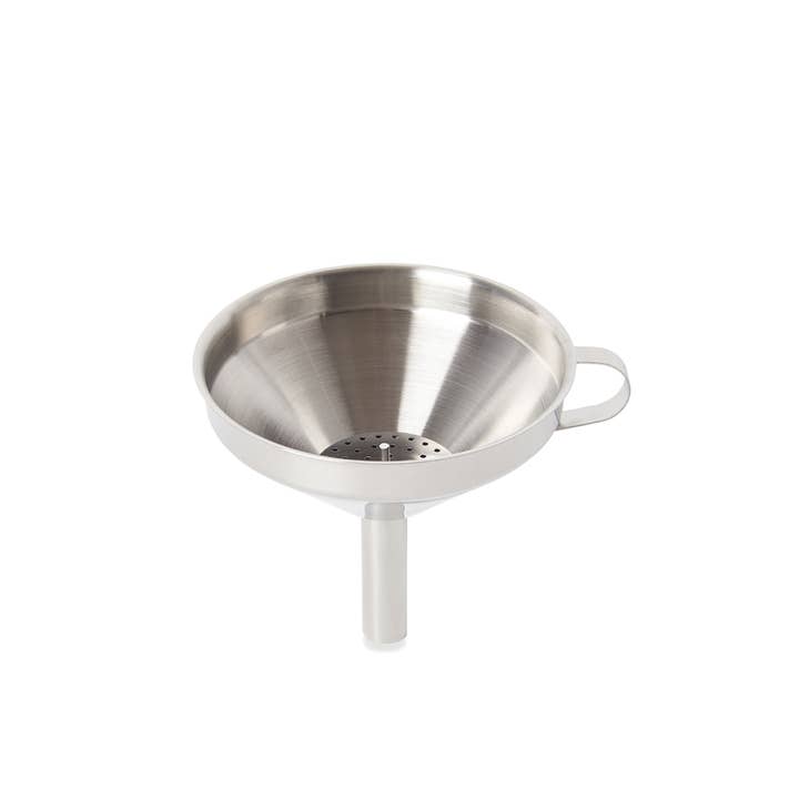 Fox Run Brands - Wholesale Funnel - Fox Run Stainless Steel Funnel with Removable Strainer, 5"