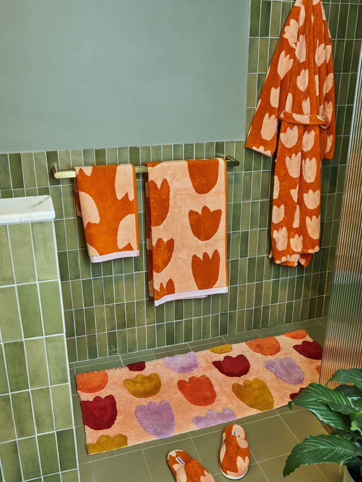 Mosey Me - Wholesale Slippers – Women's - Tulip Terry Slipper2