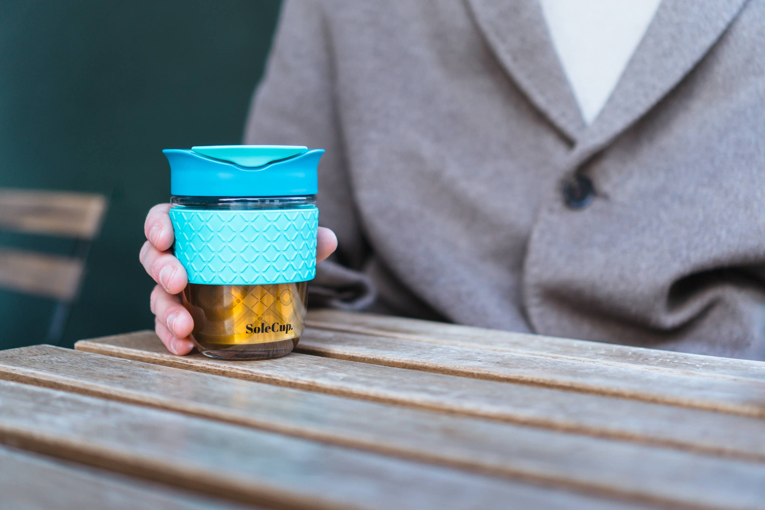 SoleCup – wholesale Insulated mug/tumbler – SoleCup 12oz Multi-Purpose Travel Mug - Glass Reusable Cup1