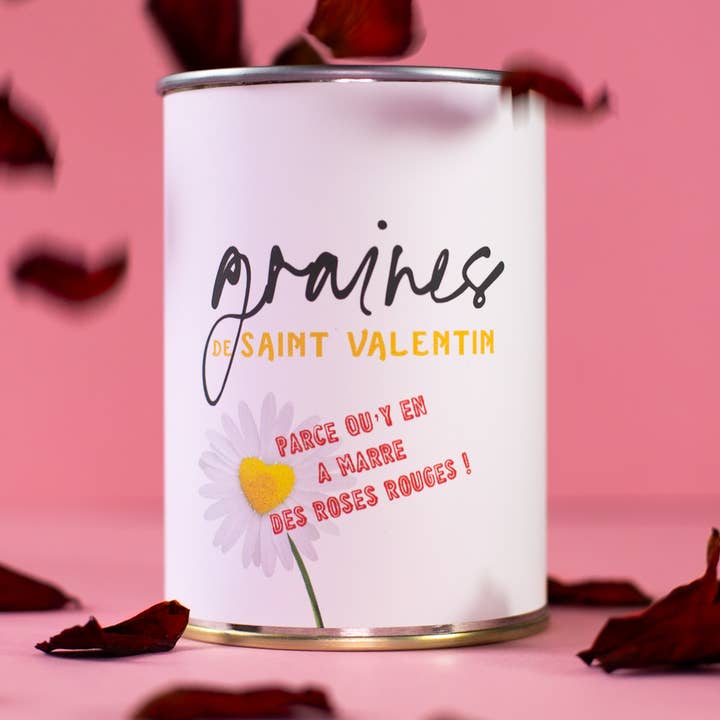 Frökit 'Saint Valentine' tillverkat i Frankrike för wholesale av MauvaisesGraines