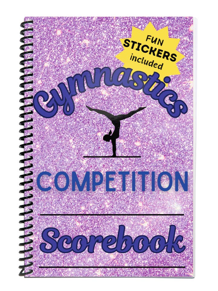 Gymnastics Competition Scorebook for wholesale by The Game Night Book