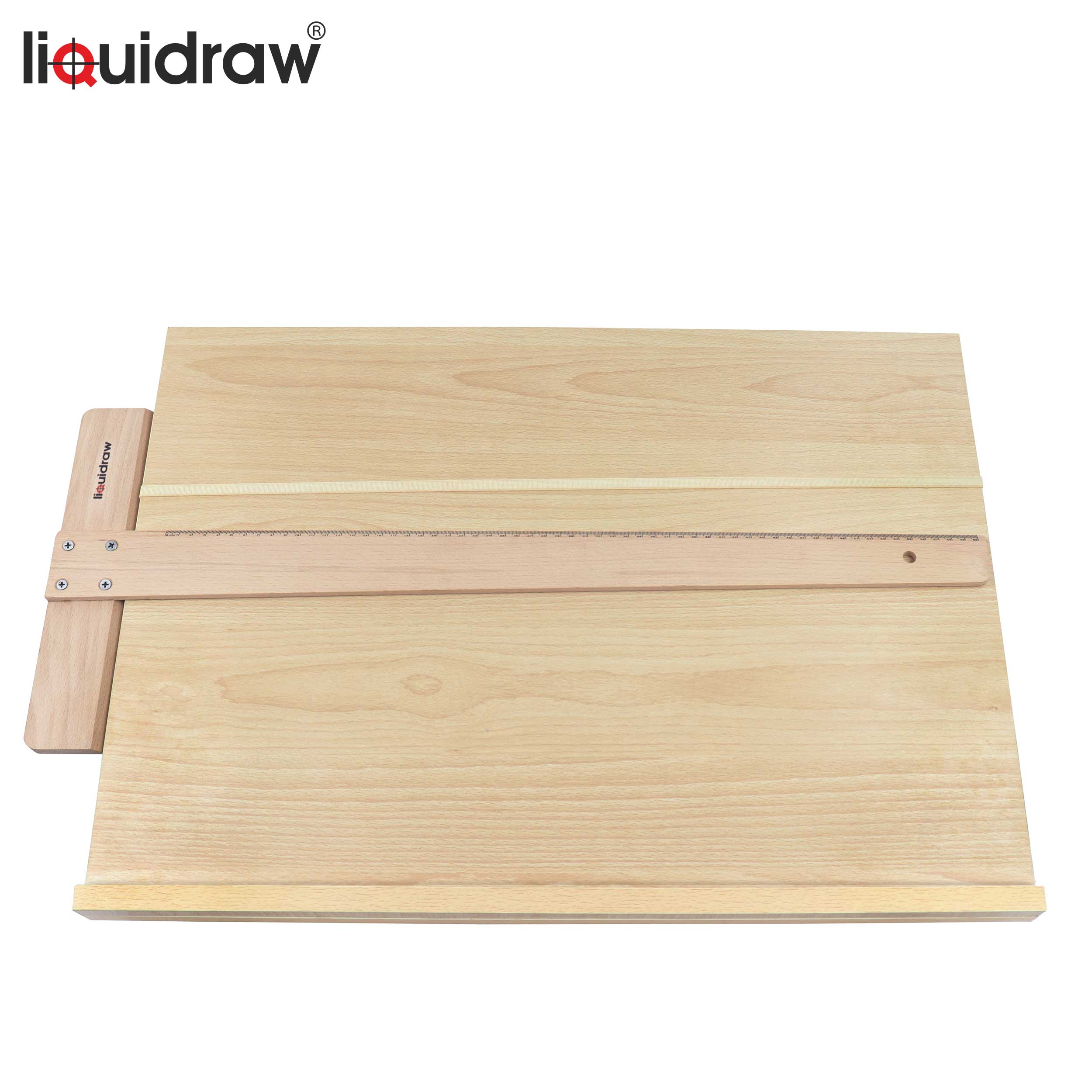 Liquidraw – wholesale Easel – Liquidraw A2 Artist Drawing Board 6 Angles Adjustable Solid Wood Art Sketching Board with 60cm T Square Ruler Wooden Desktop Portable Tabletop Easel for Drawing 25.5" x 18.5"3