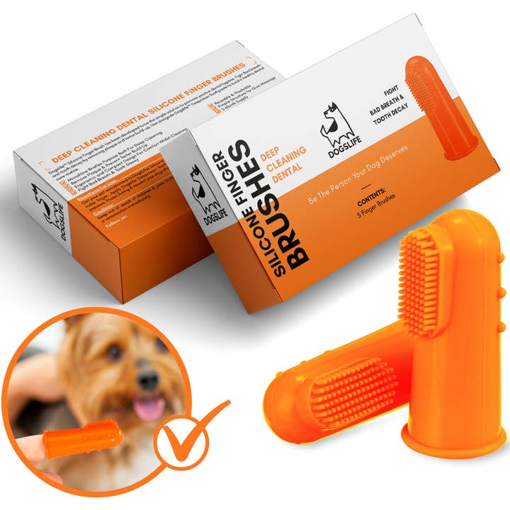 OurPetsLife - Wholesale Pet Brush - Cat/Dog - Dog Finger Toothbrush
