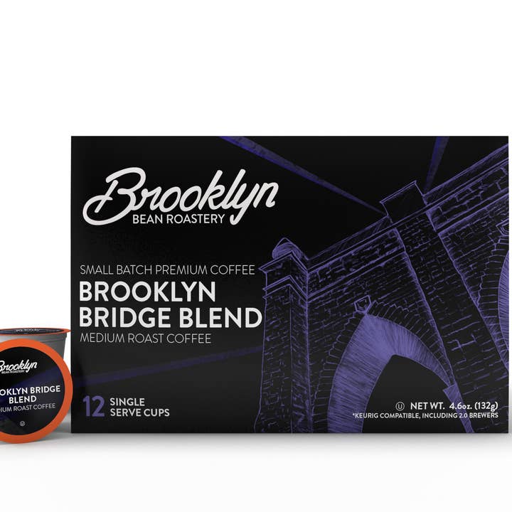 Brooklyn Bean Roastery Brooklyn Bridge Blend Coffee Pods for wholesale by Two Rivers Coffee