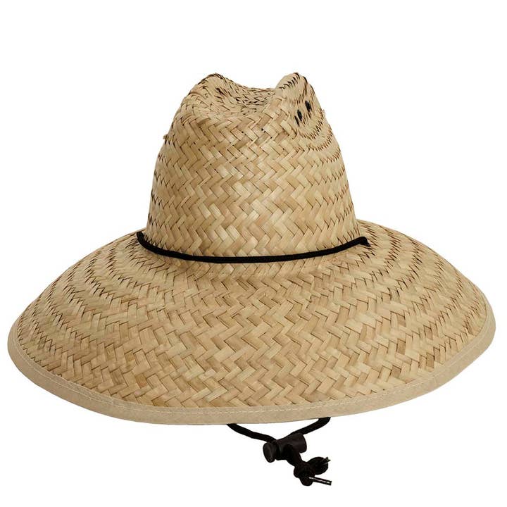 American Hat Makers - Wholesale Straw Hat - Unisex - Palm Straw Sun Hat - Style Barracuda (Prepack of 12)1