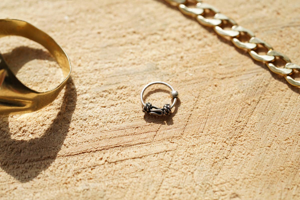 Urbiana – wholesale Nose ring – Sterling Silver Bali Nose Ring7