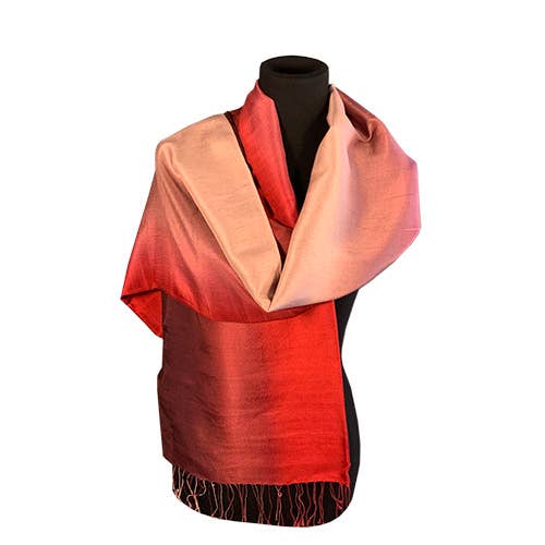 Silk Shawl, Pink to Purple SLK100/PK/PUR for wholesale by World Treasure Trading