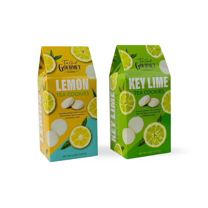 Too Good Gourmet - Wholesale Cookie - Summer Lemonade Tea Cookies - Lemon & Key Lime
