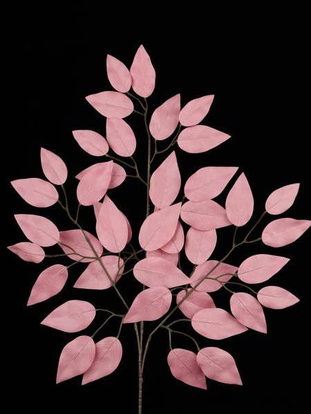23"L ROSE PINK FICUS SPRAY - 1 DOZEN - FG633737 for wholesale by General Wholesale Inc