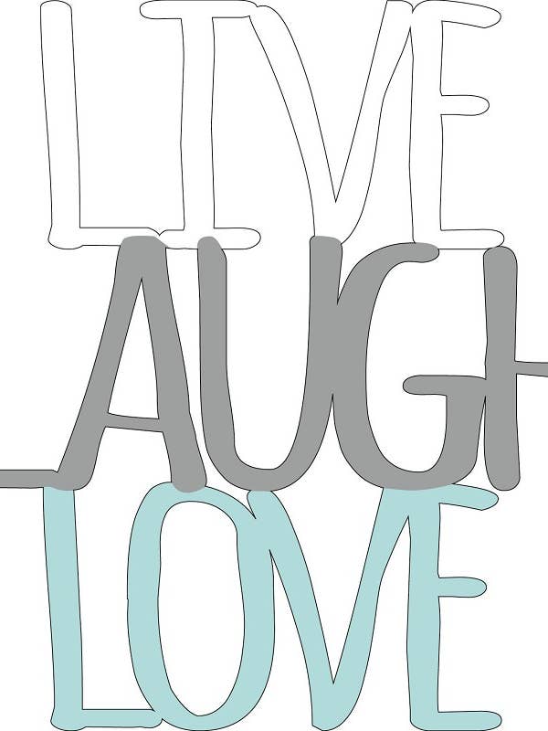 Live Laugh Love Sign for wholesale by Gespänsterwald