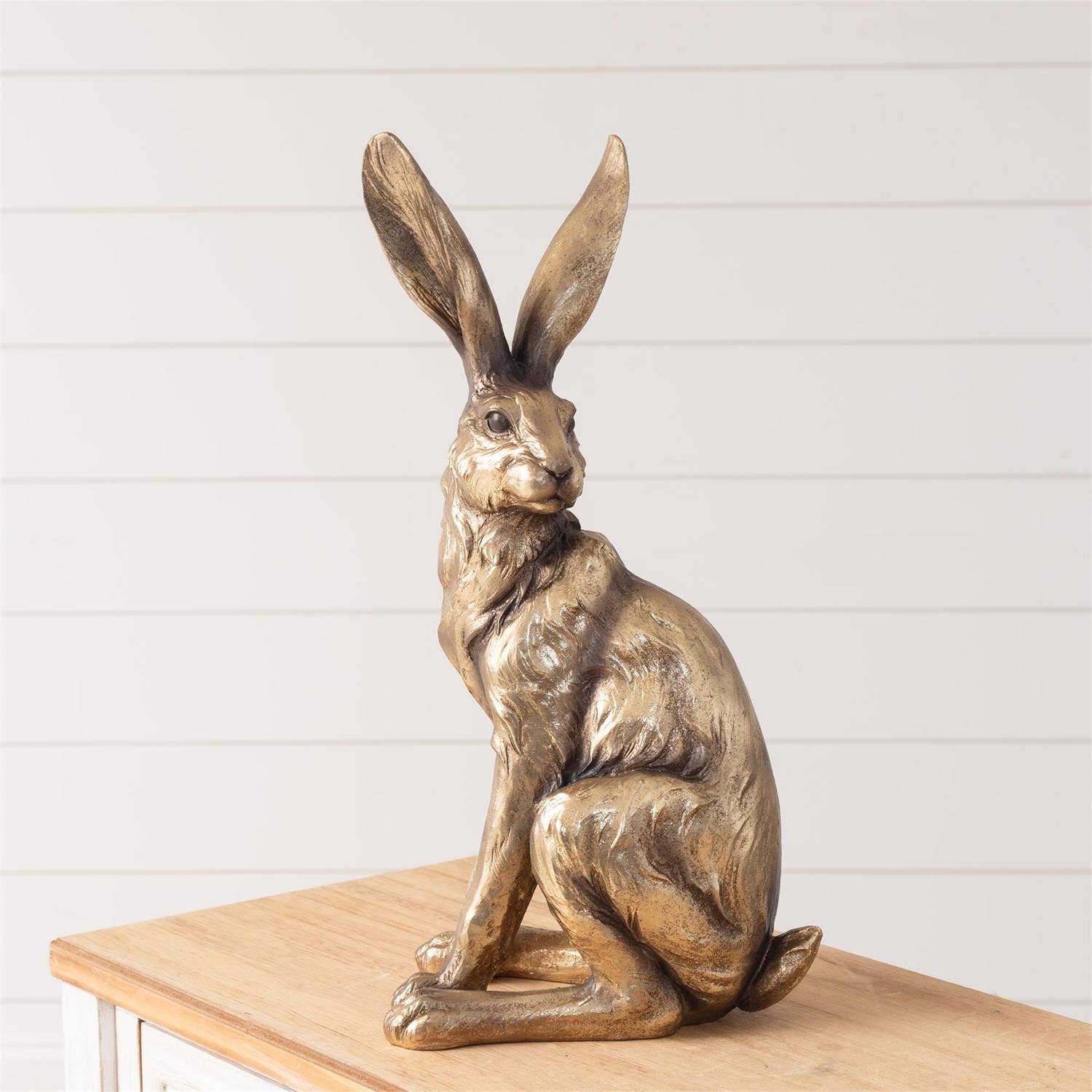 Audrey's Home & Gift - Wholesale Decorative Figurine - Golden Hare - Standing (Pk/02)1