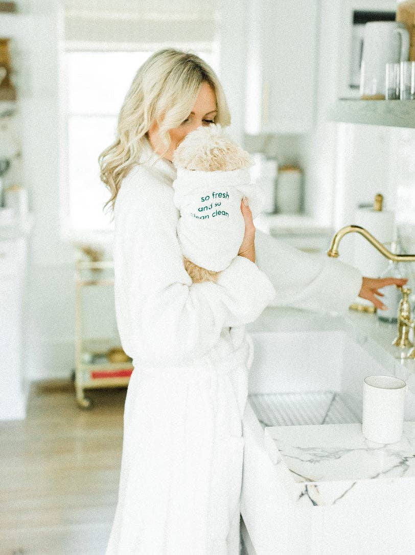 Good Thomas - Vente Peignoir – femme - Peignoir en peluche brodé1