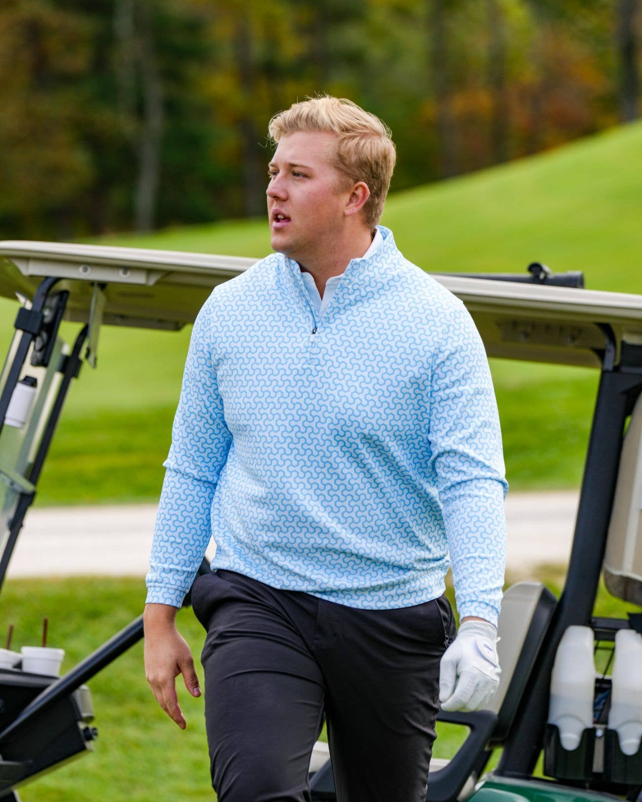 USA Palm - Wholesale Sweatshirt - Unisex - Cloud 1/4 Zip125