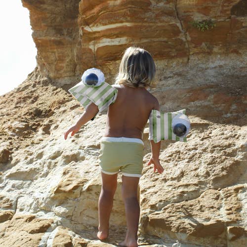 SUNNYLIFE - Wholesale Beach/Pool Toy - Kids & Baby - Shark Armband - Khaki