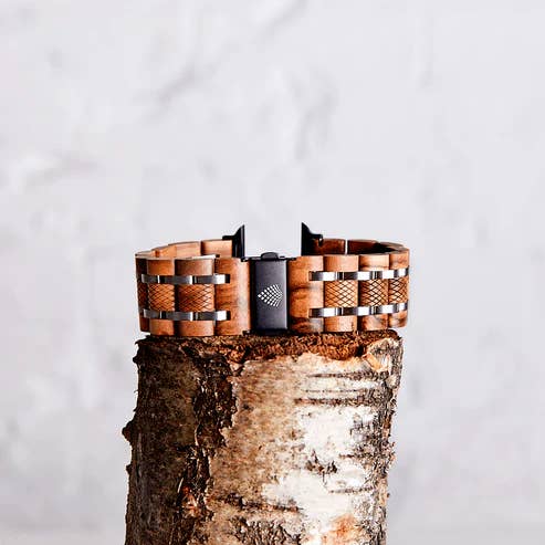 The Olive - Handmade Vegan Watch Strap for Apple Watch for wholesale by The Sustainable Watch Company