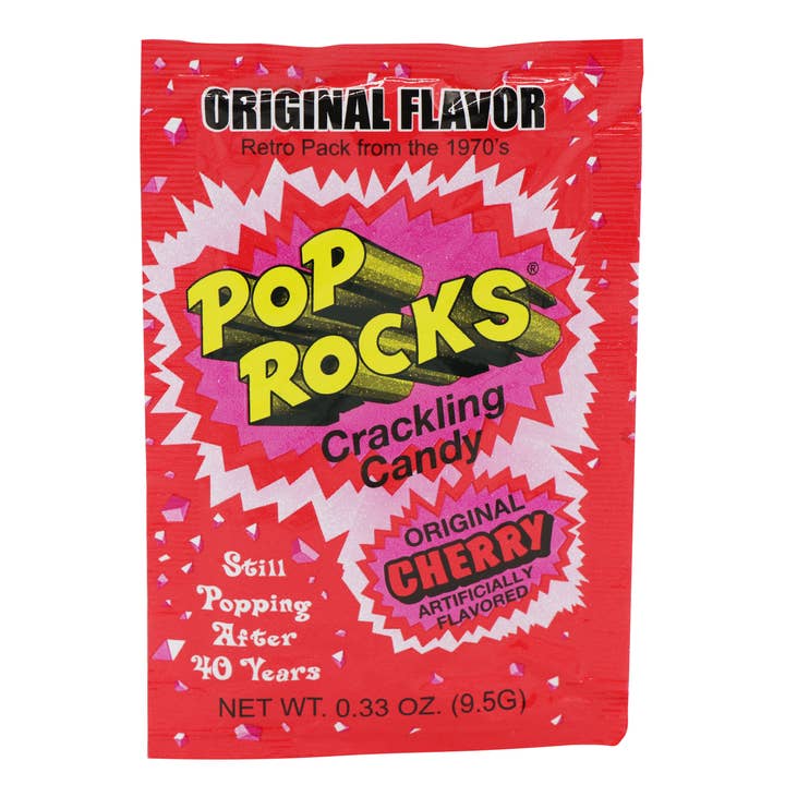 Grandpa Joe's Candy Shop - Vente Bonbons durs - Pop Rocks, cerise, 0,33 oz, étui 24 carats1
