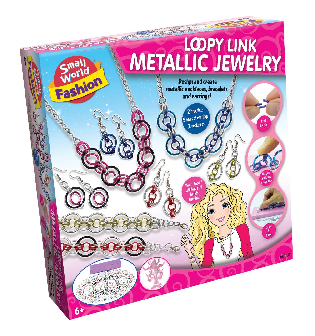 Small World Toys - Wholesale Jewelry Set - Loopy Link Metallic Jewelry0