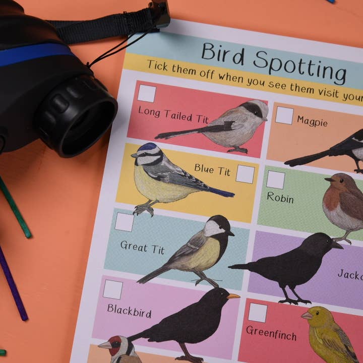 Button & Squirt – wholesale Colouring and activity book – kids and baby – Amazing British Garden Birds Fact and Activity Book 3