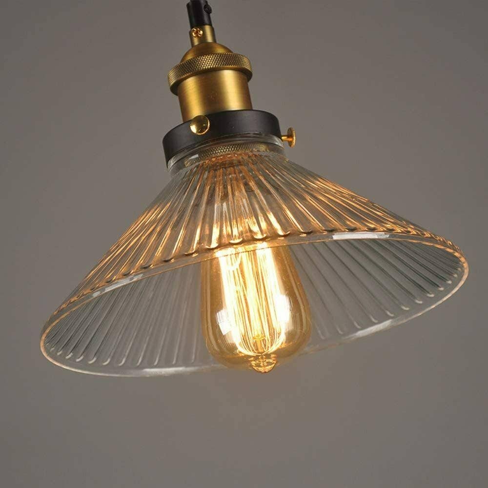 Ledsone – wholesale Chandelier/hanging light – Industrial Suspended Ceiling Lights Style Glass Pendant Lamp ~14195