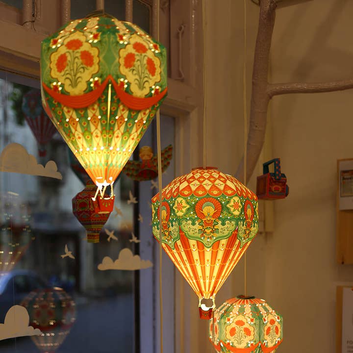 Zwende - Wholesale Paper lantern/lamp - Big Hot Air Balloon DIY Paper Lamp Shade2