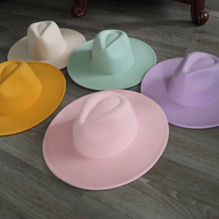 KMCO Hat Company - Wholesale Fedora - Women's - Rancher Wide Brim Fedora Hat2