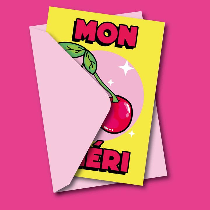 Studio Soph - Wholesale Love Card - Mon Chéri Cherry Love Valentine's Day Greeting Card