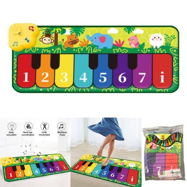 Samerson Music Mats - #F2WZ.Green.Jungle - 14"x30" for wholesale by St. Louis Wholesale LLC