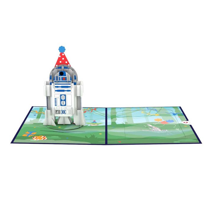 Lovepop Cards - Wholesale Birthday Card - Star Wars™ R2-D2™ Birthday Card with Pop-Up Gift
