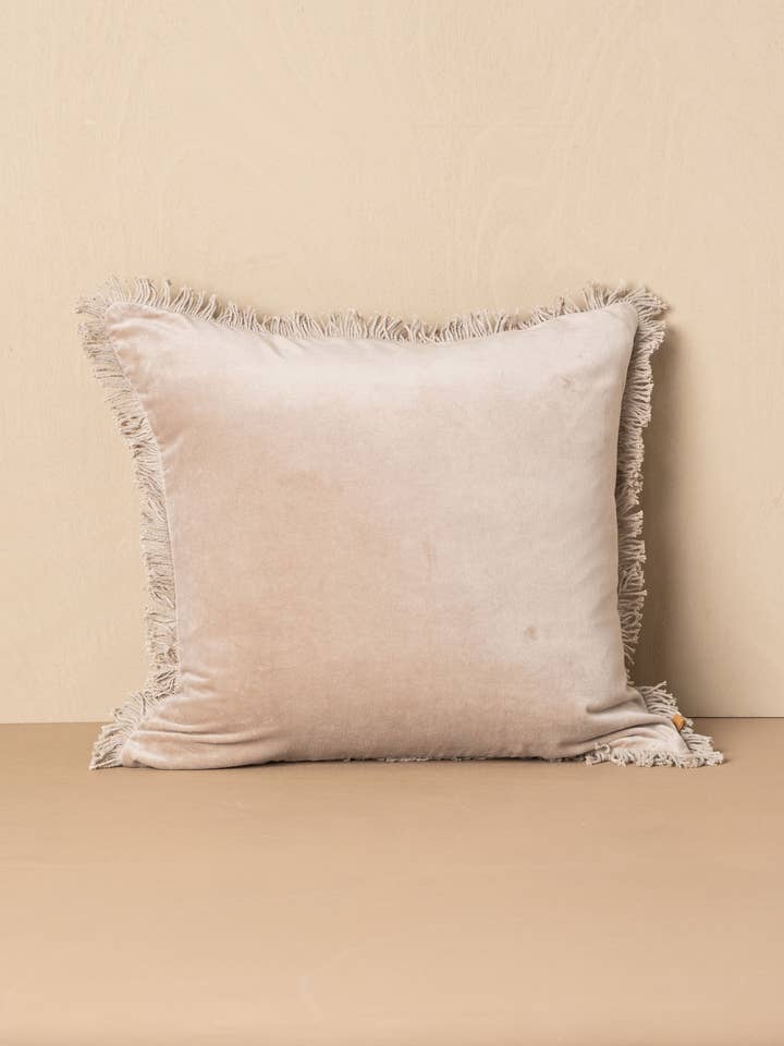 Cuscino Quadrato in Velluto | Pietra per la vendita all'ingrosso da parte di Saardé