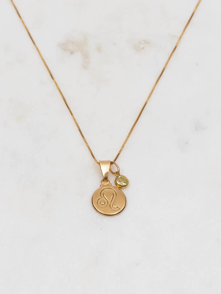 Leo Zodiac Necklace for wholesale by ERIJEWELRY